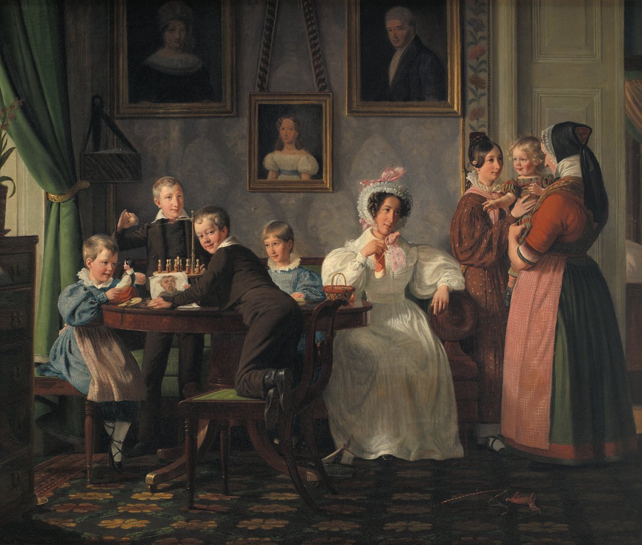Waagepetersen Ailesi by Wilhelm Marstrand