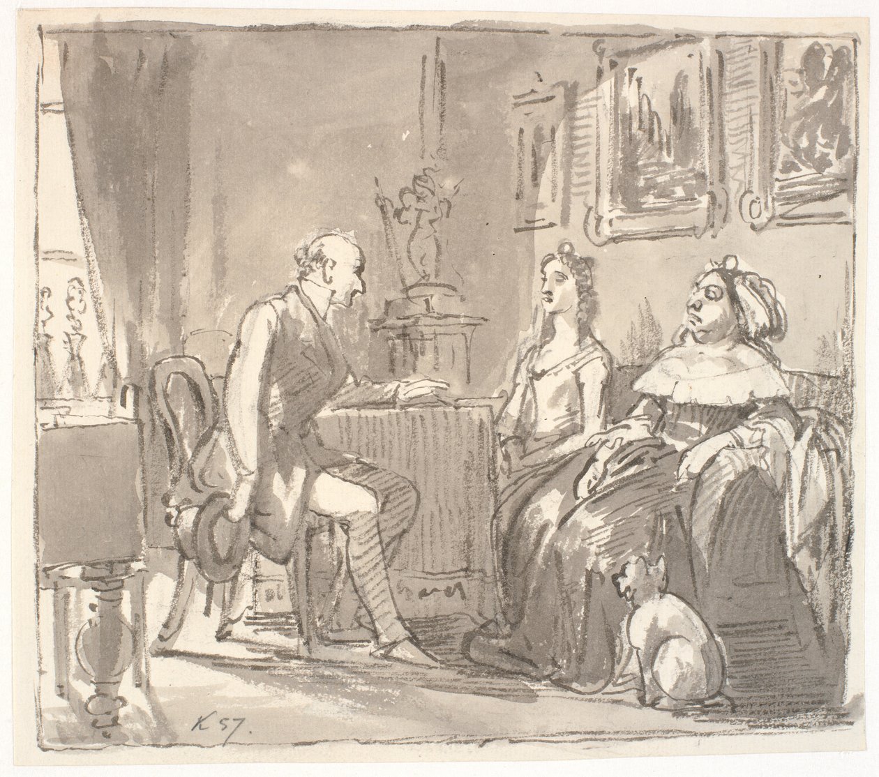 Merhametine ziyaret edin by Wilhelm Marstrand