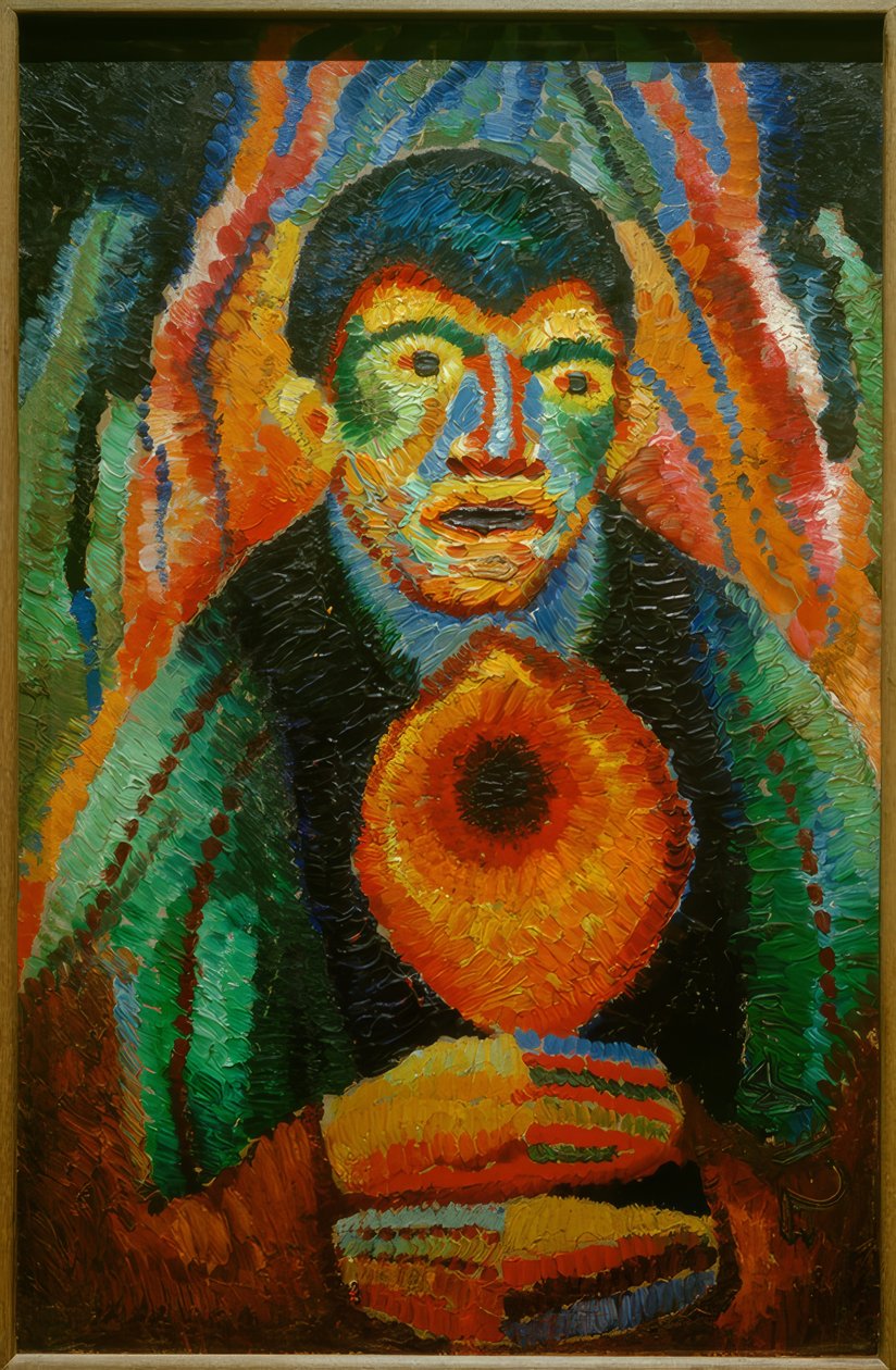 Kendi kendine eğitim VIII by Wilhelm Morgner