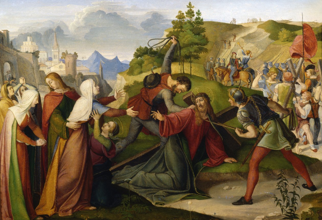 Haç Yolu, 1817 by Friedrich Wilhelm von Schadow