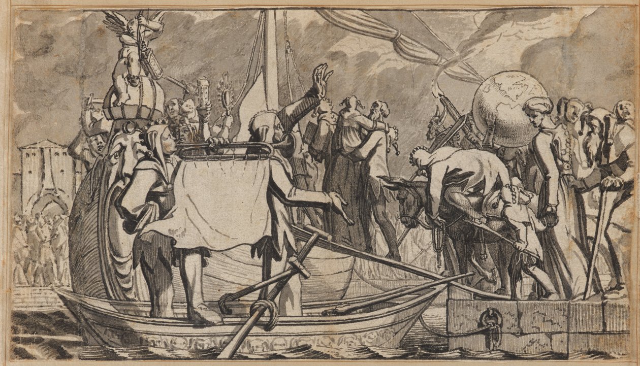 Aptallar Gemisine Biniş by Wilhelm Stettler