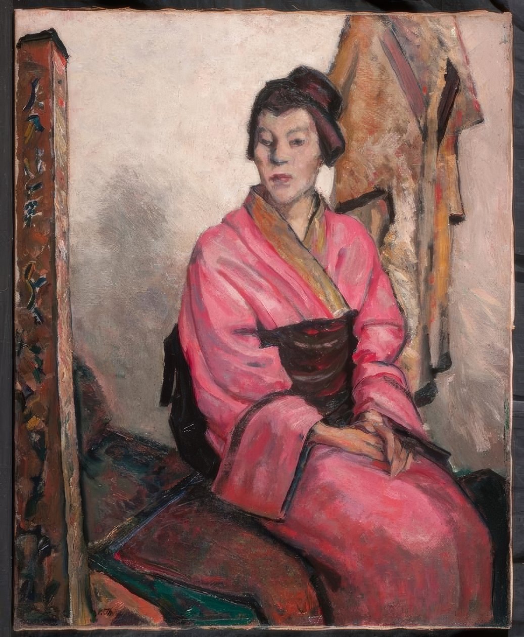 kimonolu bayan by Wilhelm Thöny