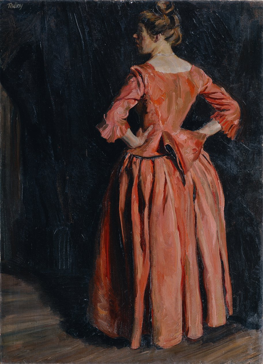 bir bayanın portresi by Wilhelm Thöny