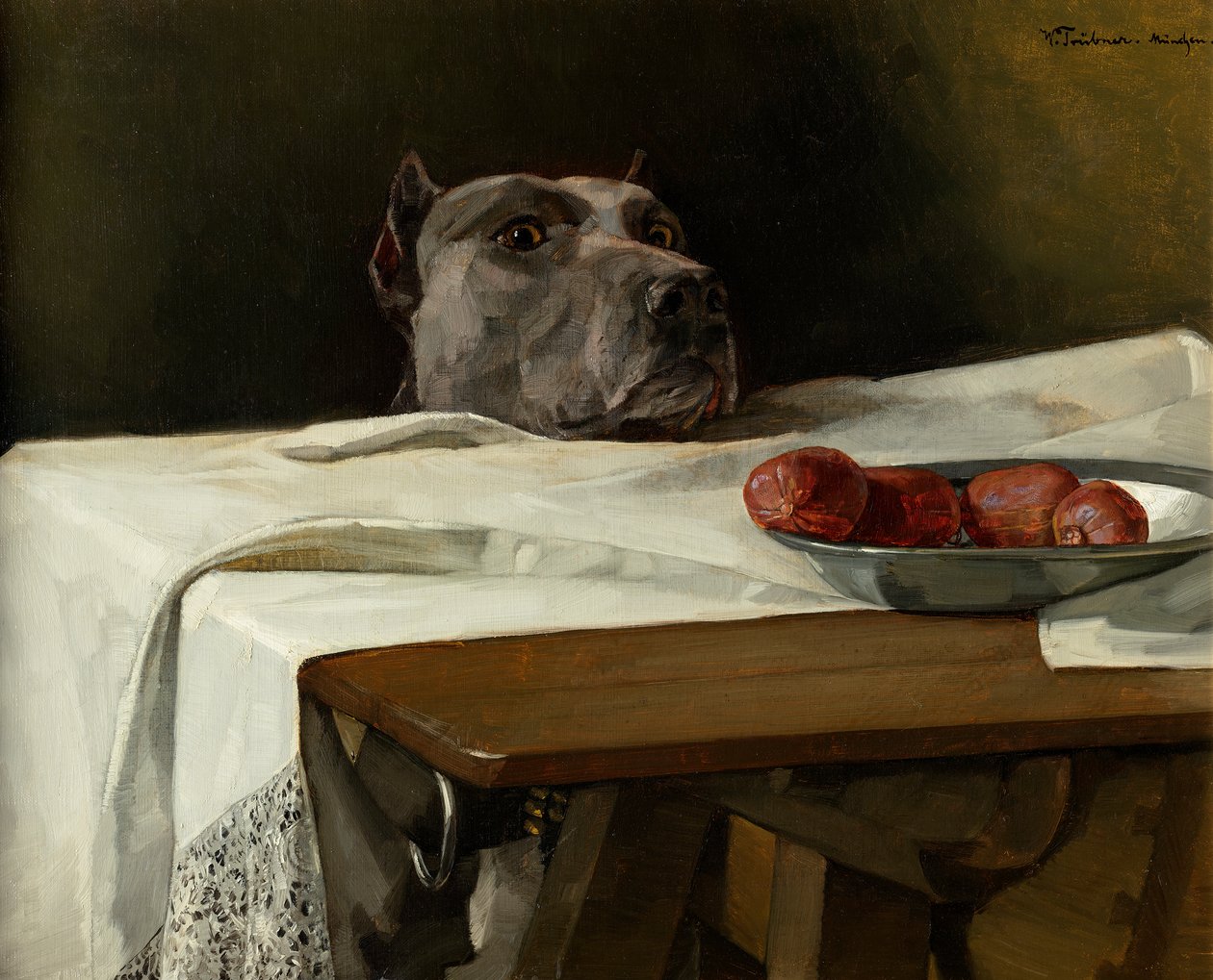 Sezar am Rubicon by Wilhelm Trübner
