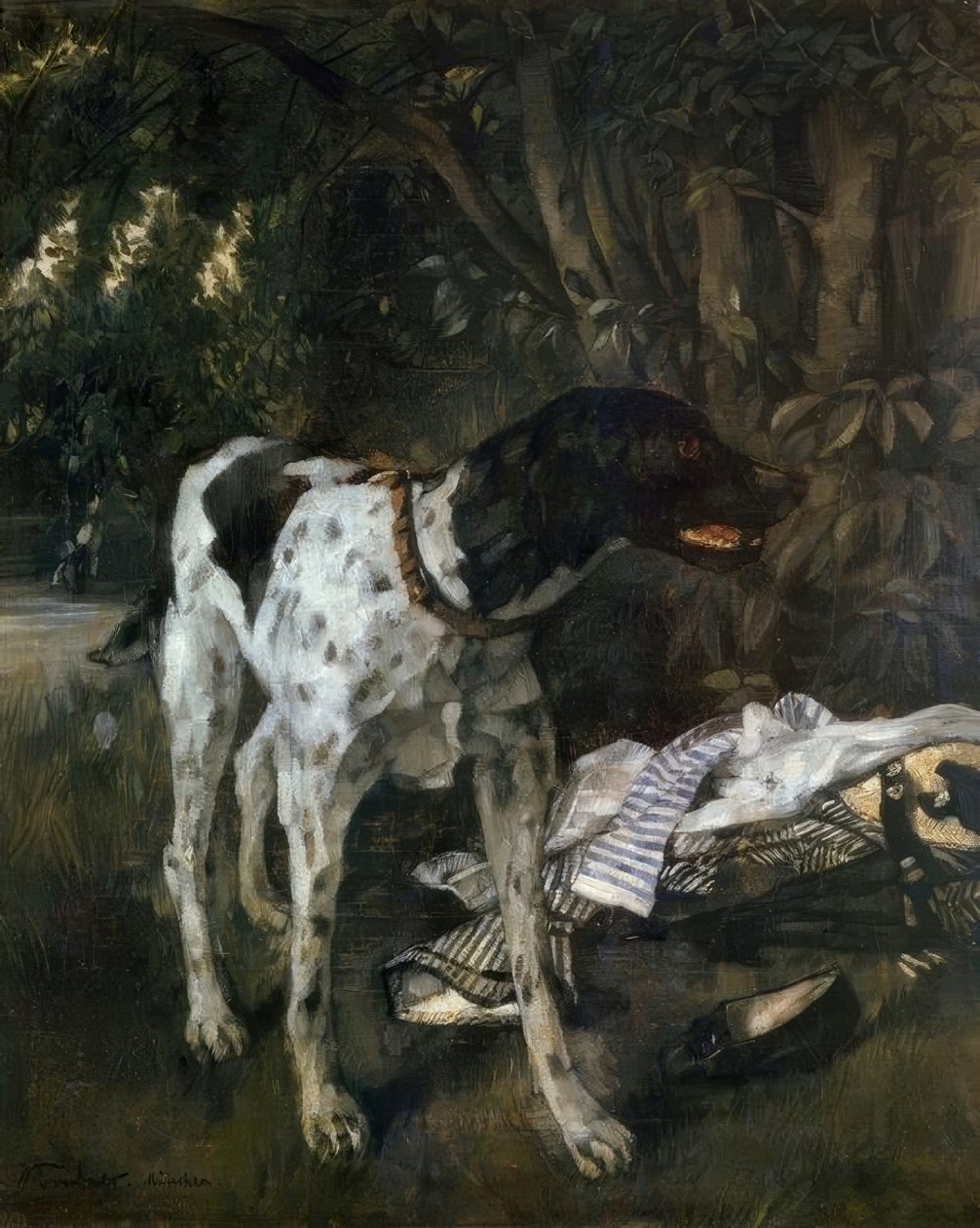 Gardiyan by Wilhelm Trübner