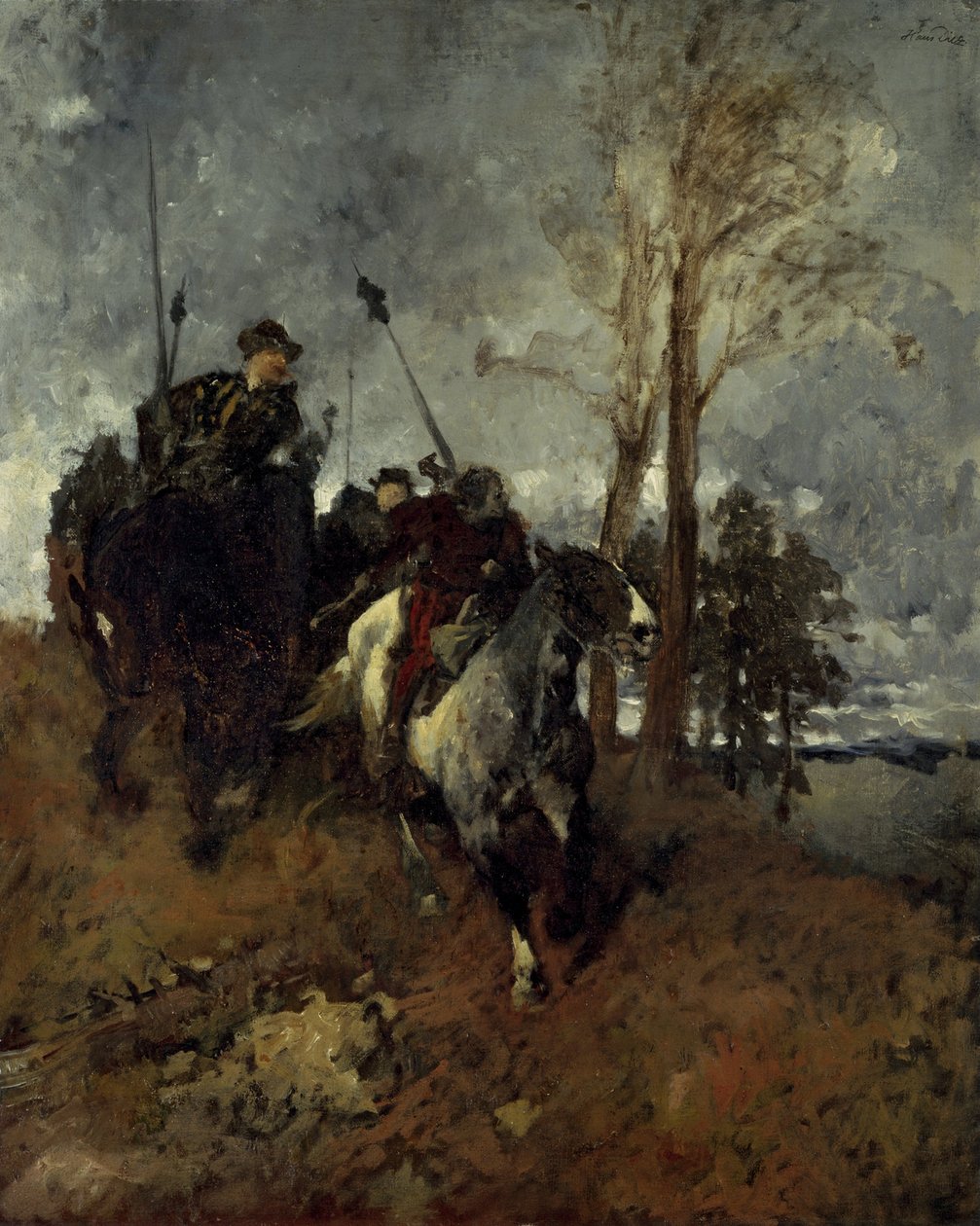 çalı şövalyesi by Wilhelm Von Diez