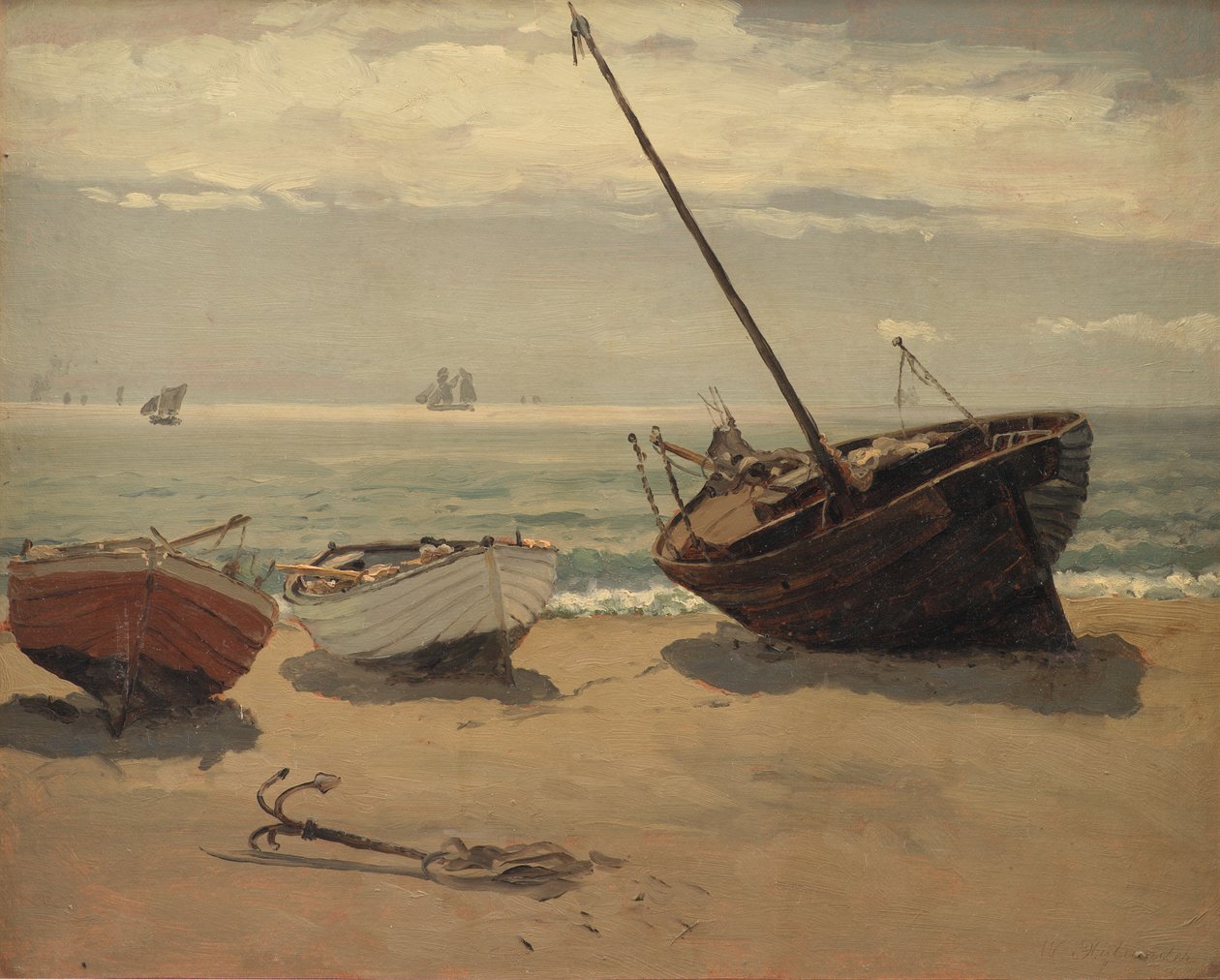 Hem sahilde. Skagen by Wilhelm Xylander
