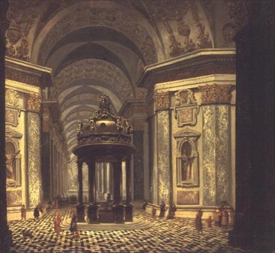 Bir Kilisenin İçi by Wilhelm van Ehrenberg
