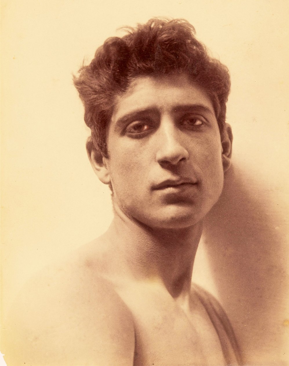Bir çocuğun çalışması, Sicilya, C.1898 (sepya fotoğrafı) by Baron Wilhelm von Gloeden