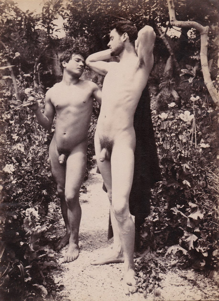 iki erkek nü çalışması, c.1900 by Baron Wilhelm von Gloeden