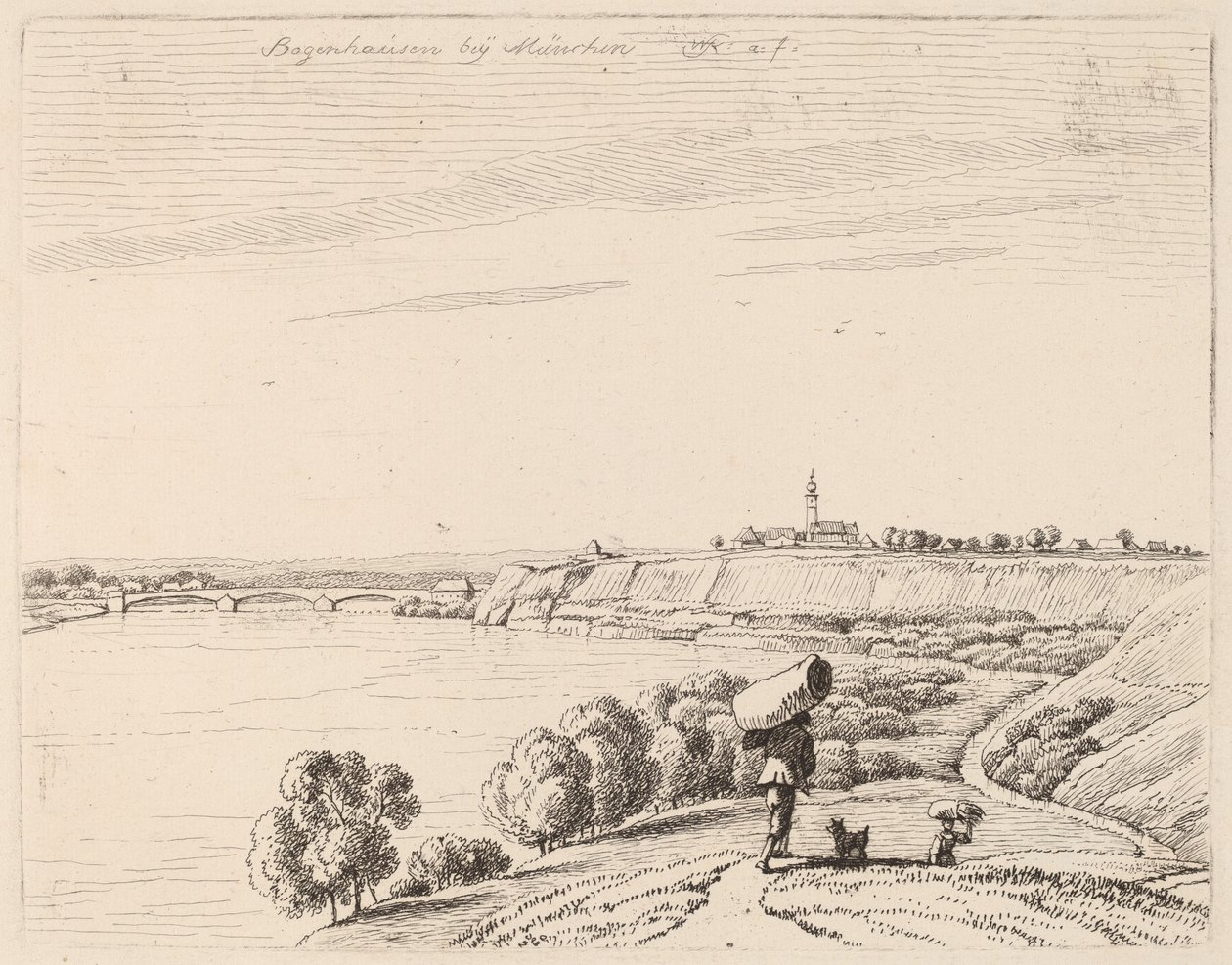Bogenhausen by Wilhelm von Kobell