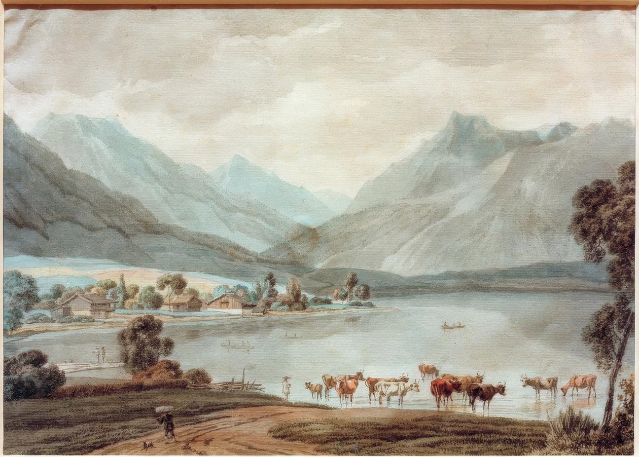Schliersee by Wilhelm von Kobell