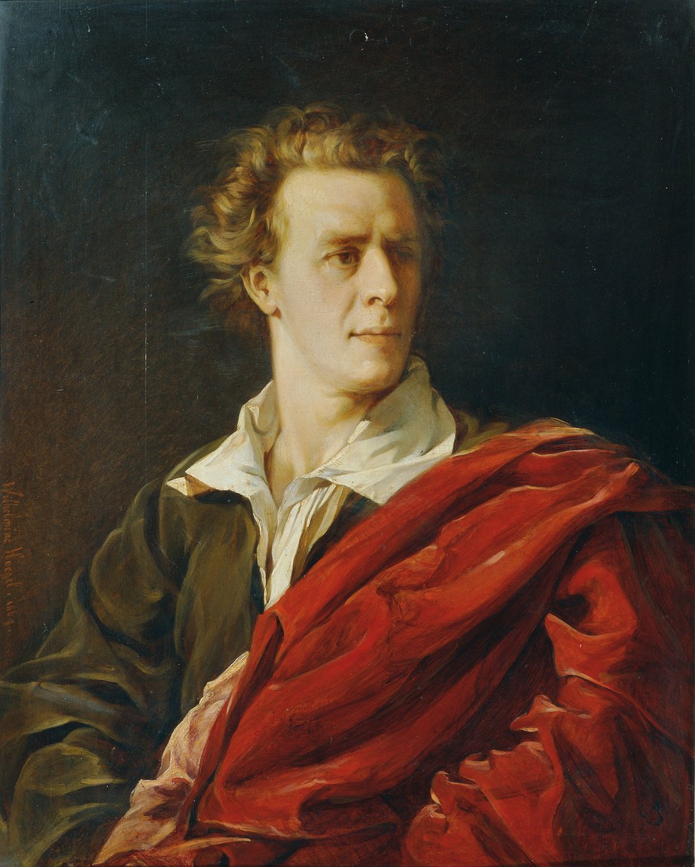 Oyuncu Josef Lewinsky by Wilhelmine Högel