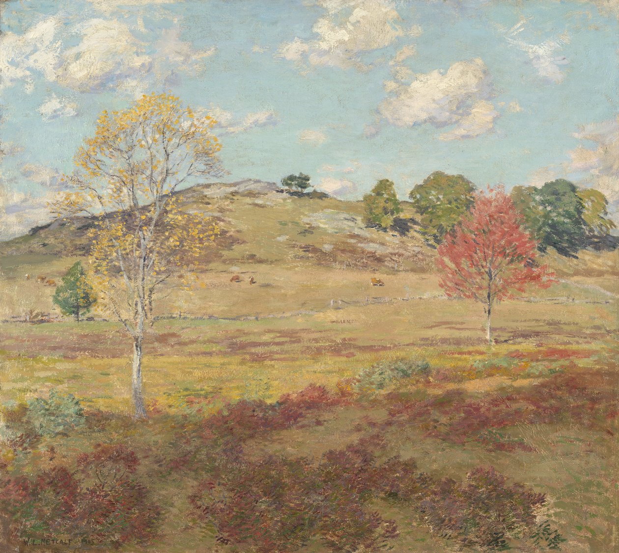 Erken Sonbahar, 1905 by Willard Leroy Metcalf