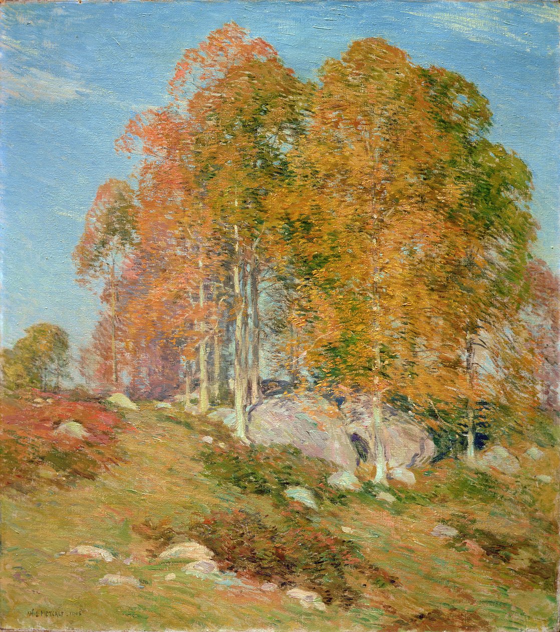 Ekim başı, 1906 by Willard Leroy Metcalf