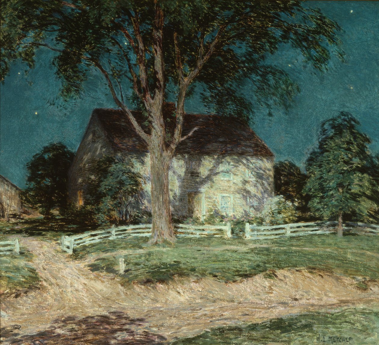 Eski Çiftlik Connecticut by Willard Leroy Metcalf