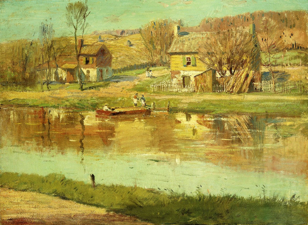 Sudaki Yansımalar, c.1895-1919 by Willard Leroy Metcalf