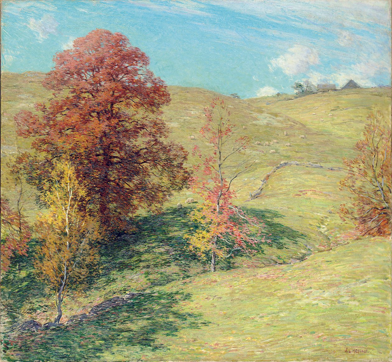 Kızıl Meşe by Willard Leroy Metcalf