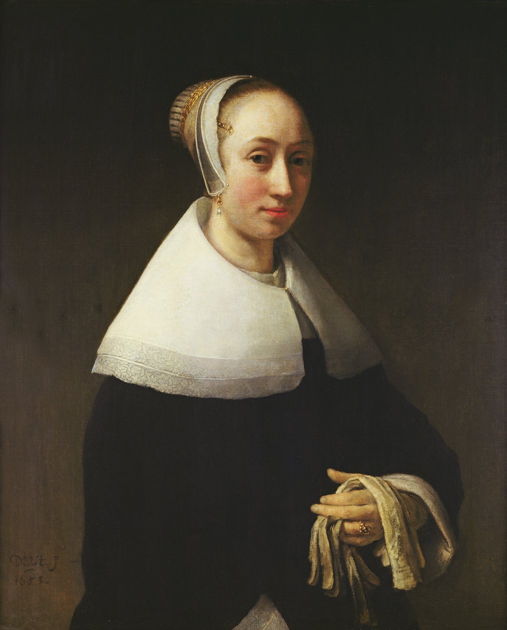Bir bayanın portresi, 1653 by Willem Drost