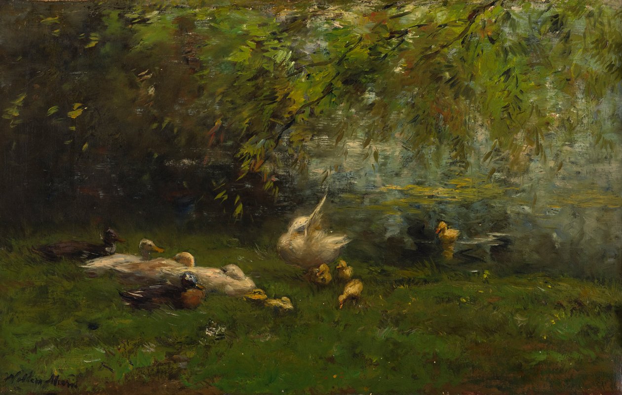 ördek cenneti by Willem Maris