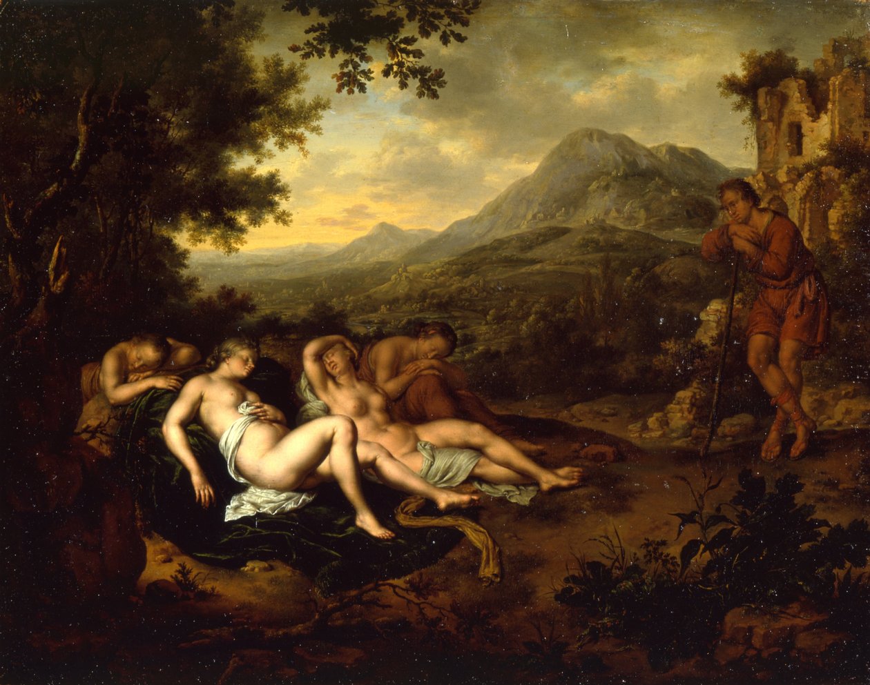 Cimon ve IphigeniaPanel by Willem Van Mieris
