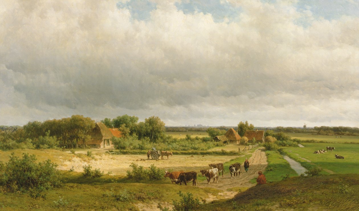 Kapsamlı Hollanda Manzarası by Willem Vester