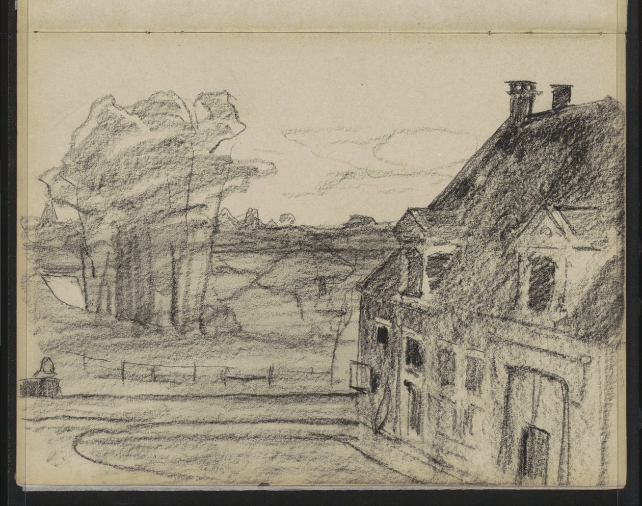 Bir mülkün görünümü by Willem Arnoldus Witsen