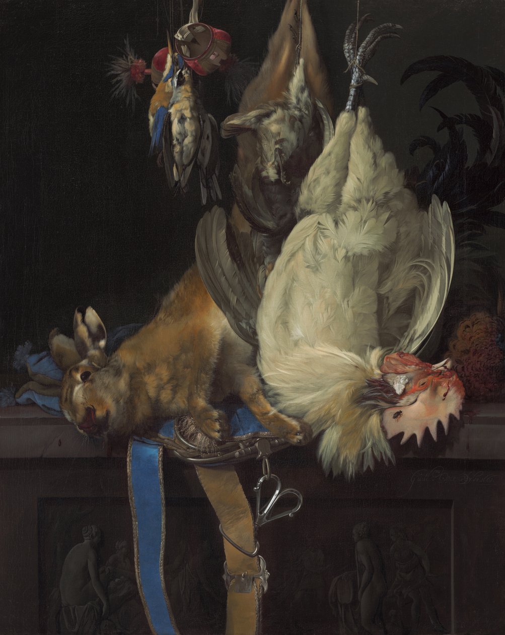 Ölü Oyun ile Natürmort by Willem van Aelst