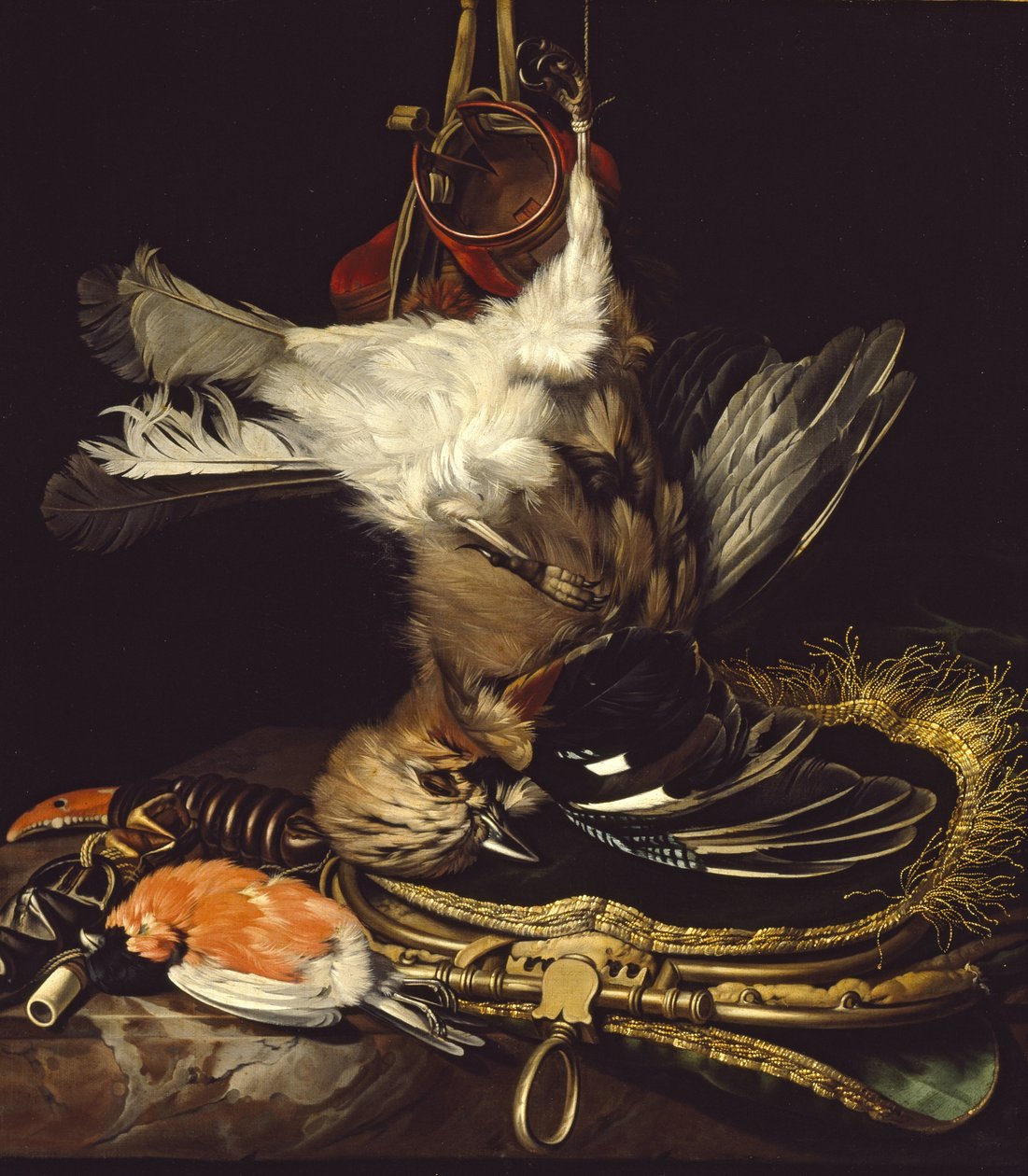 Ölü Jay ile Natürmort by Willem van Aelst