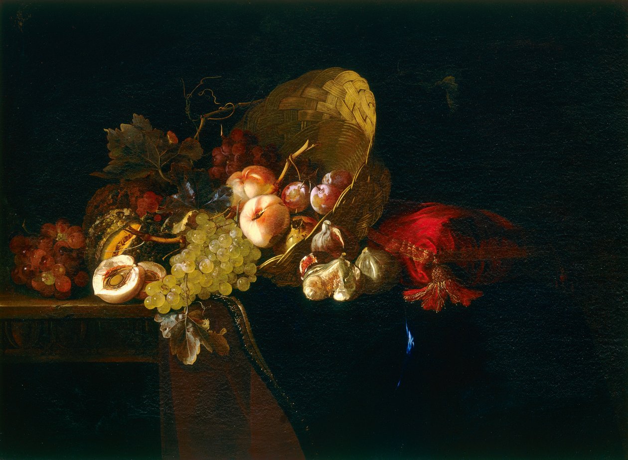 Natürmort meyve by Willem van Aelst
