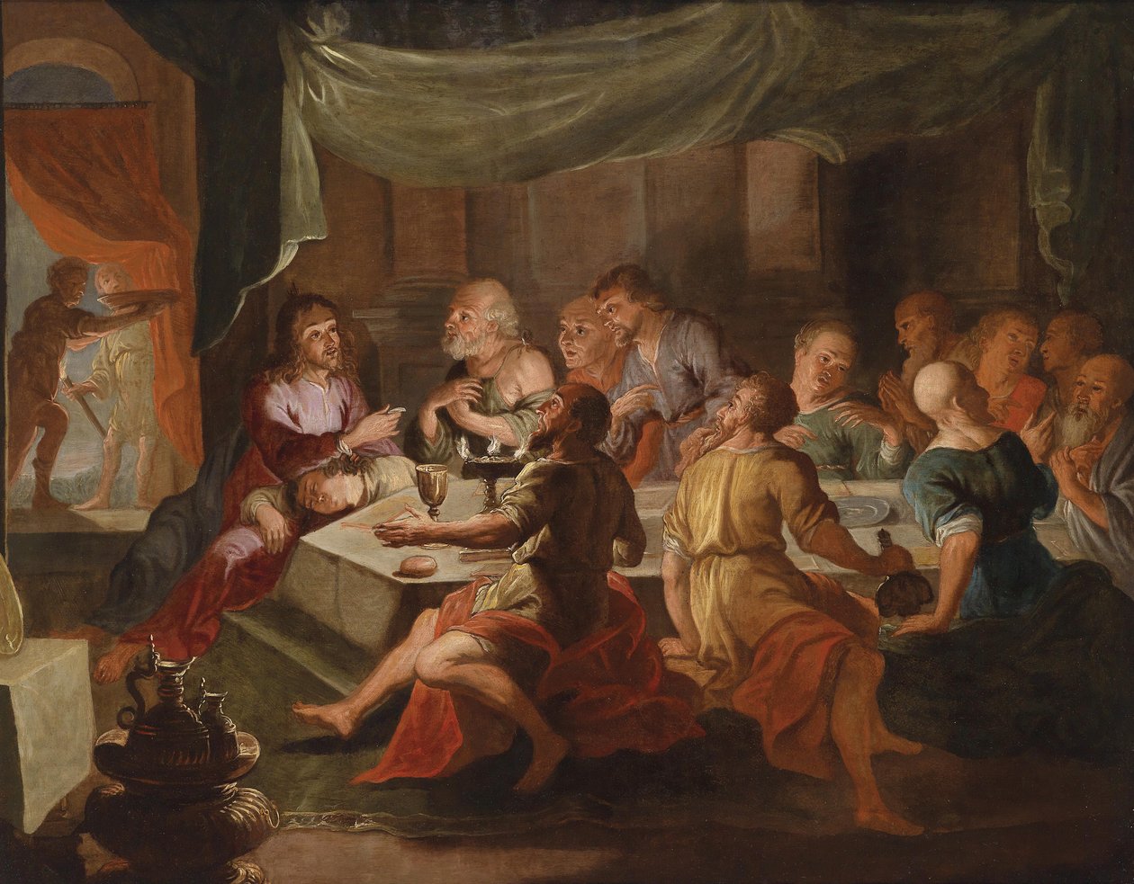 Son Akşam Yemeği by Willem van the Elder Herp