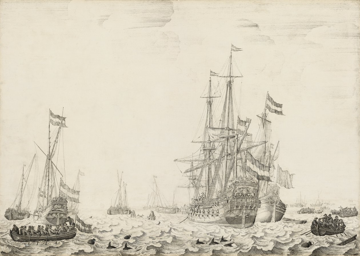 Sahile Yakın Hollanda Gemileri, 1650
