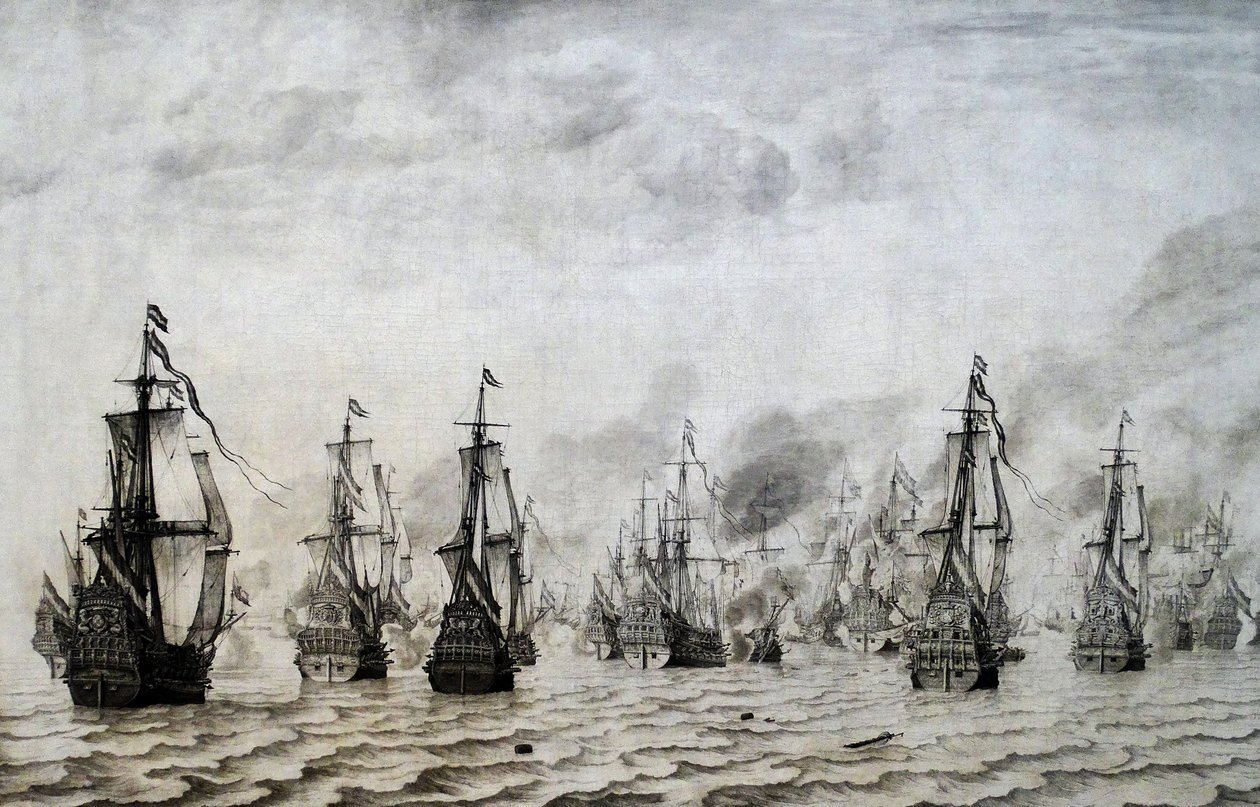 Dunkirk Savaşı by Willem van de Velde the Elder