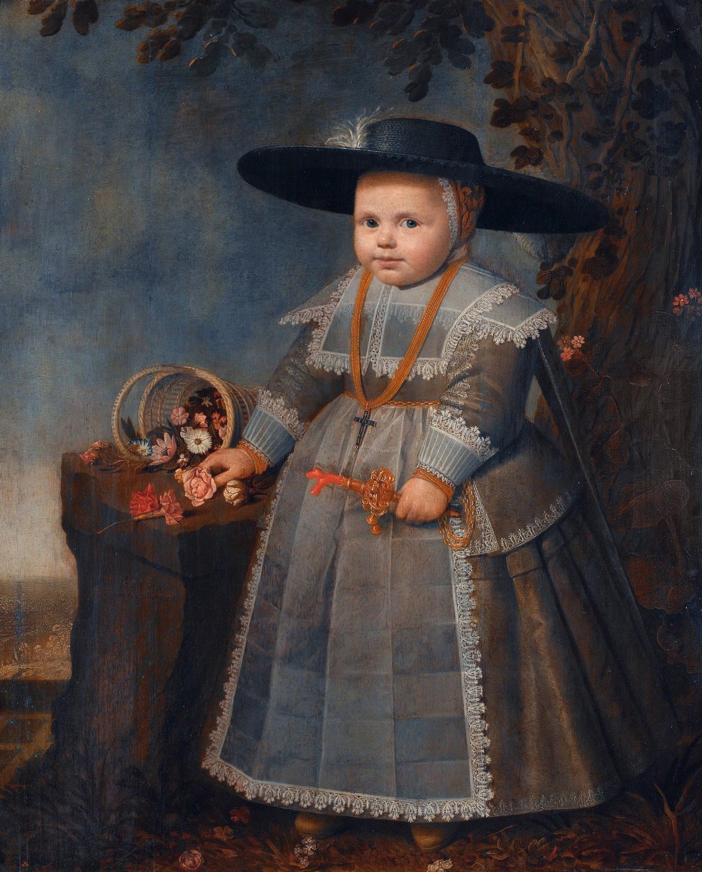 Bir çocuğun portresi by Willem van der Vliet