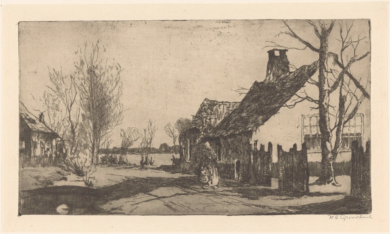 Epe (orijinal başlık) by Willem Adrianus Grondhout (signed by artist)