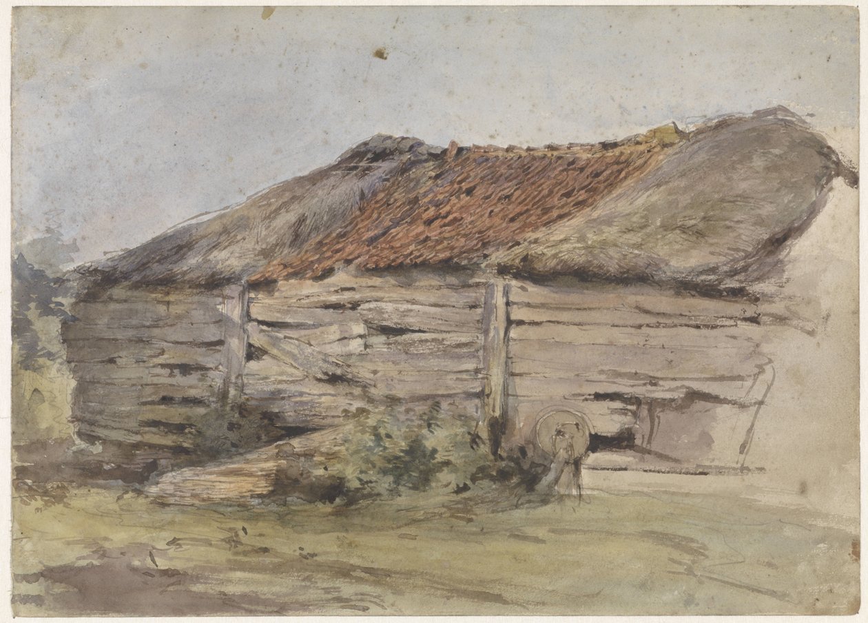 Eski ahır by Willem Anthonie van Deventer