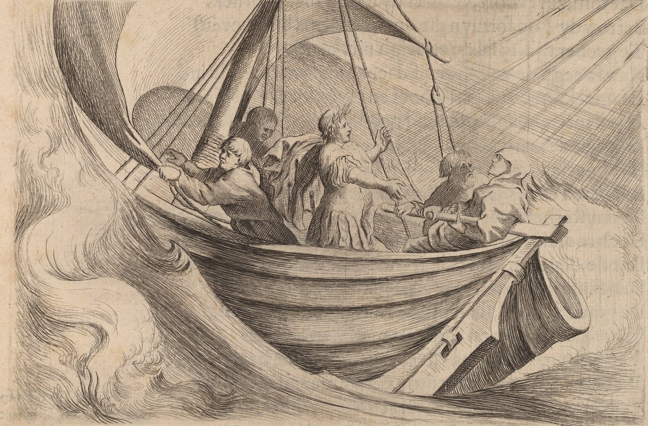 Sezar Fırtınalı Denizleri Geçerken, 1634. by Willem Basse