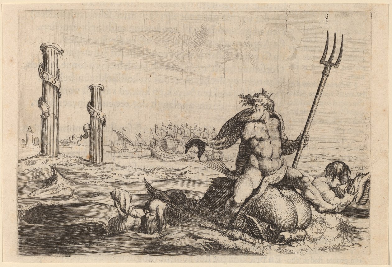 Neptün ve Herkül Sütunları by Willem Basse