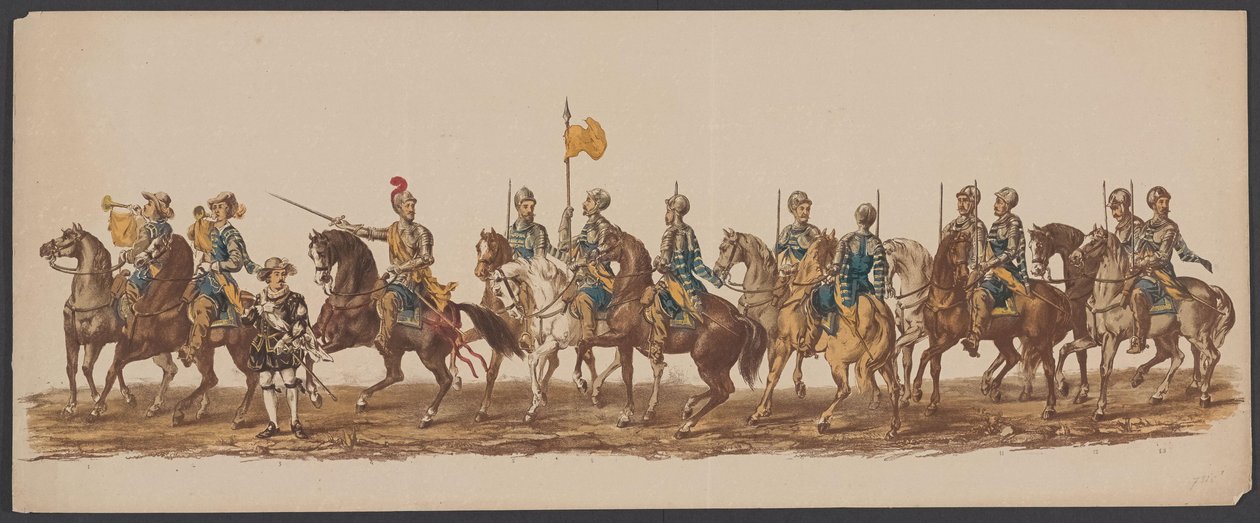 1862 Delft geçit töreni, birinci grup Delft