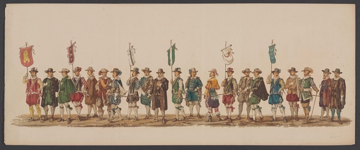 1862 Delft geçit töreni, beşinci grup Delft