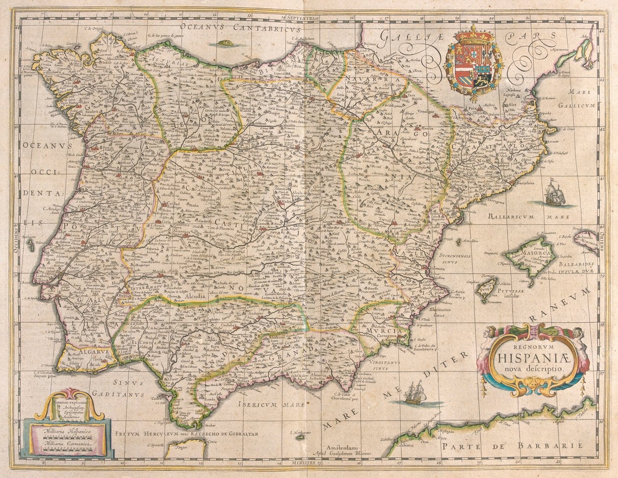 İber yarımadası, Willem Blaeu