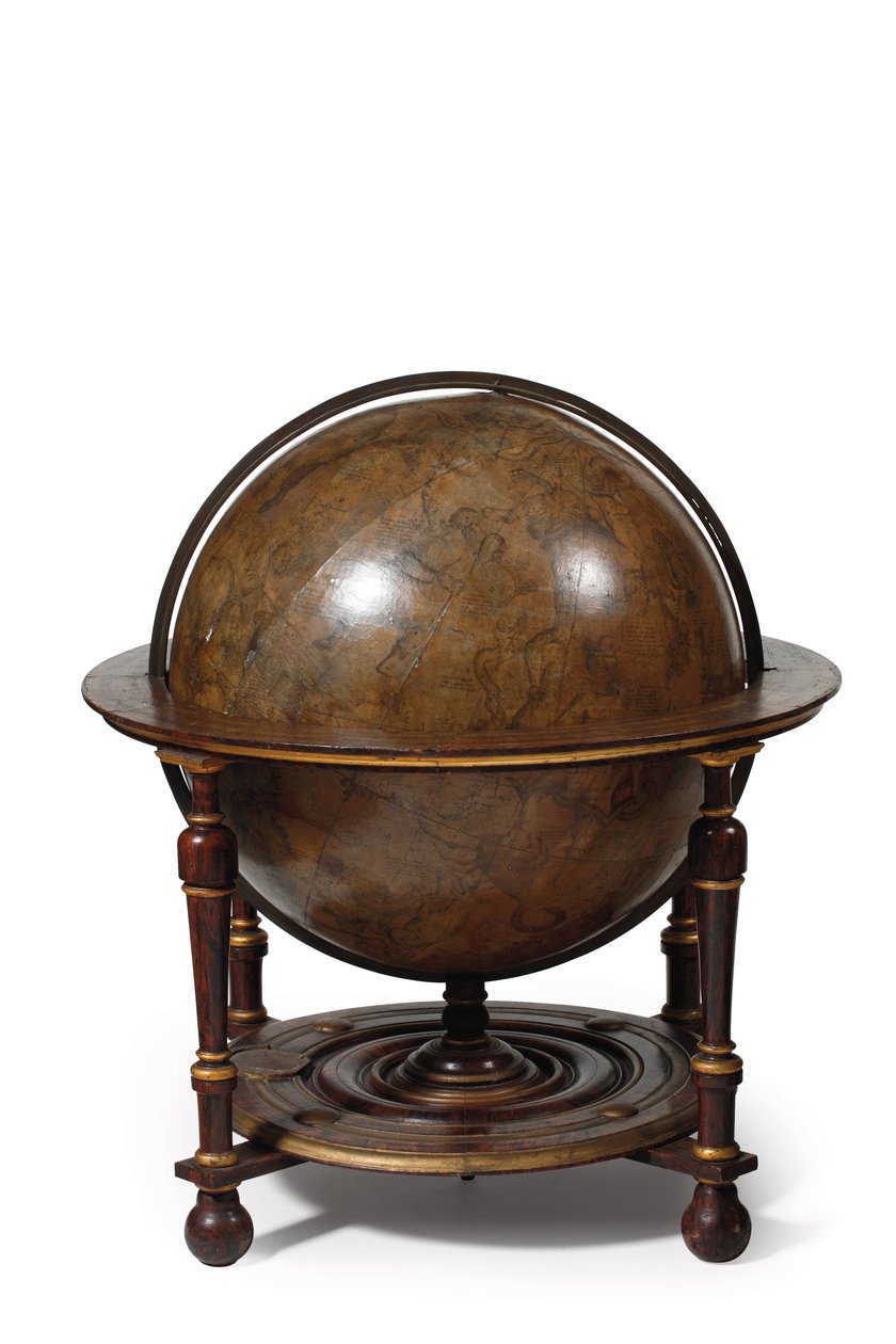 Büyük bir çift kütüphane küresi, karasal 1645/48, c.1630