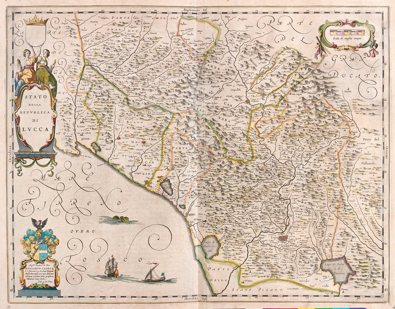 Lucca, İtalya, Willem Blaeu