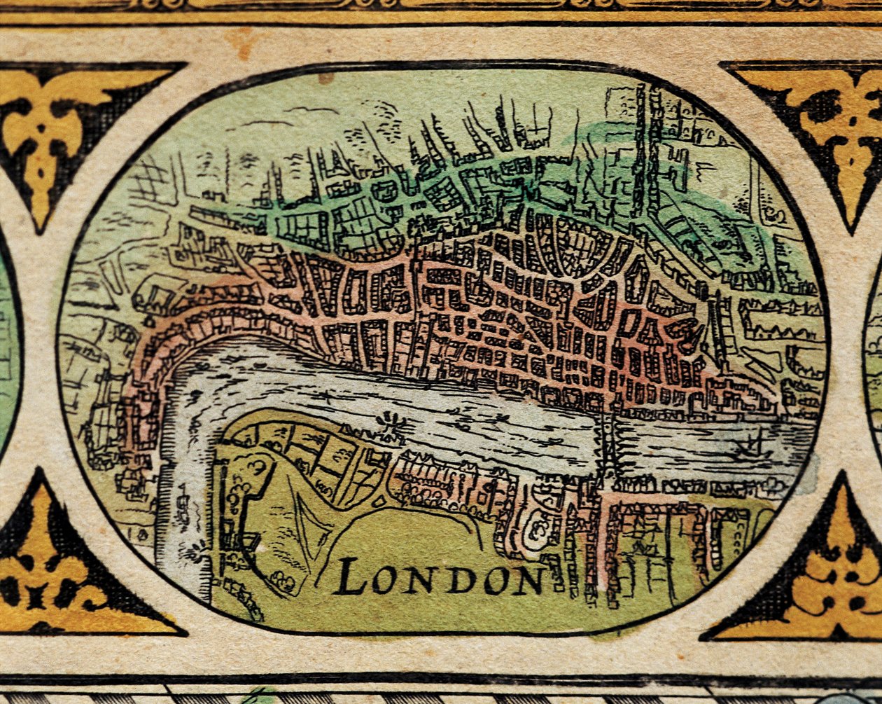 “" Londra Şehri Temsili "” Willem Janszoon Blaeu