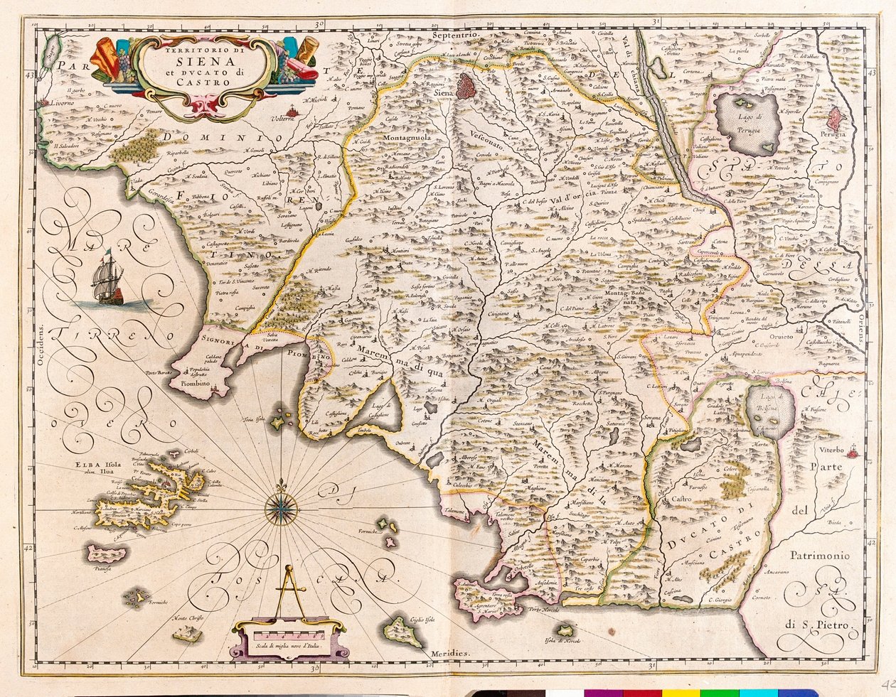 Siena, Lazio, İtalya, Willem Blaeu