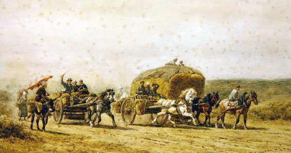 Pazara Giden Yarış by Willem Carel Nakken