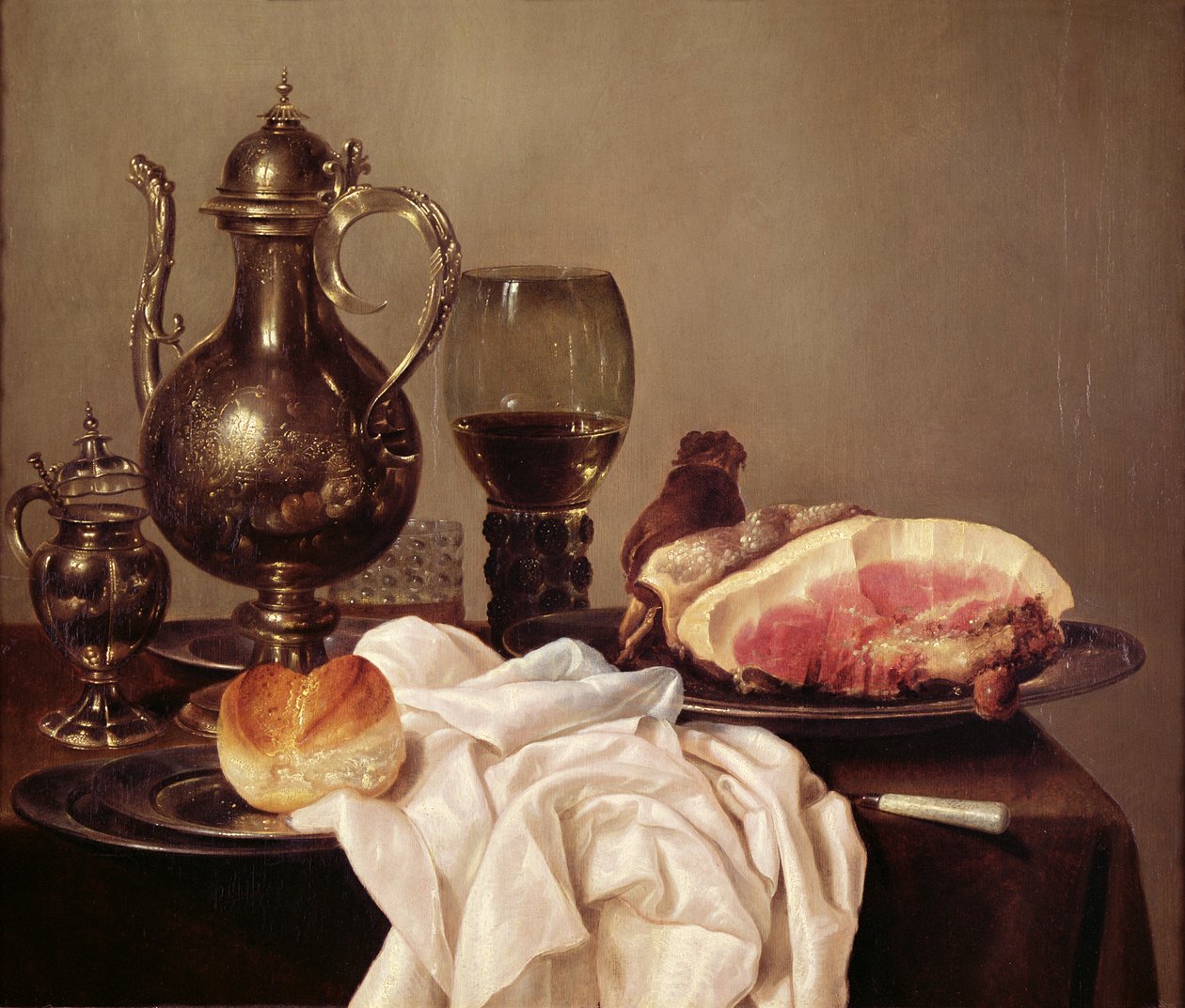Kahvaltı Natürmort by Willem Claesz. Heda