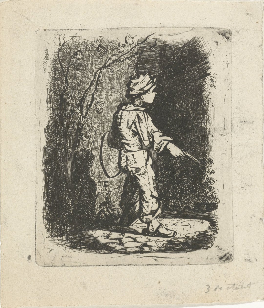 çember ile çocuk by Willem Cornelis van Dijk