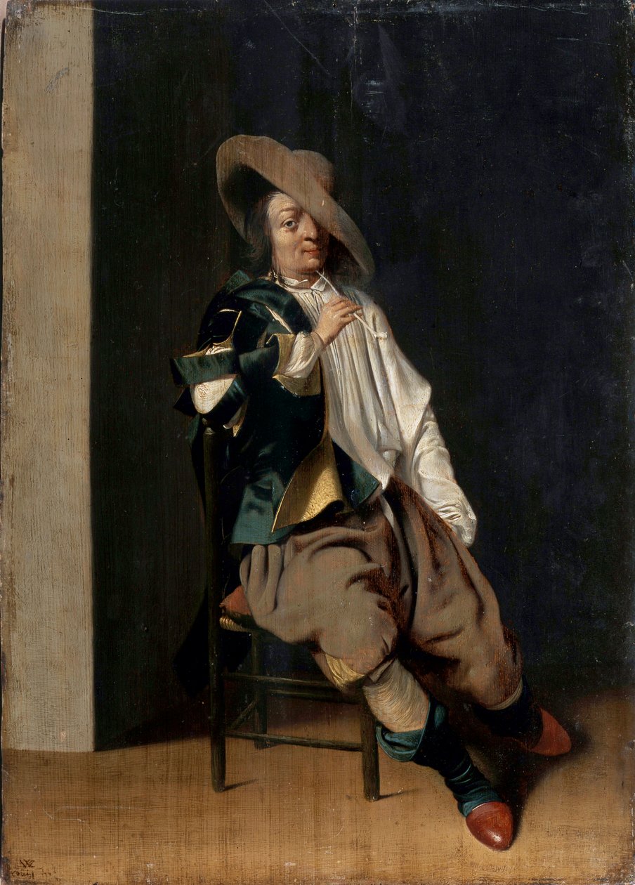 Bir Sigara İçen, 17. yüzyıl. by Willem Cornelisz Duyster