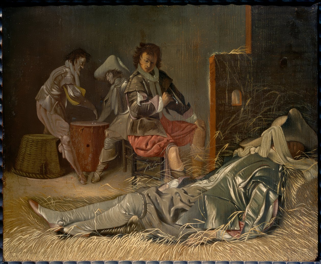 askerler ile gardiyan by Willem Cornelisz Duyster